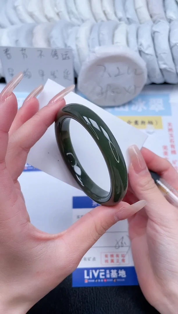 【闪购商品】和田玉手镯未镶嵌T119-56.7