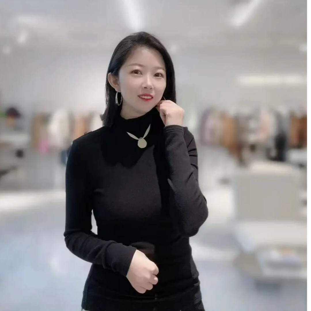 小众设计师冬季新款黑色百搭打底衫998