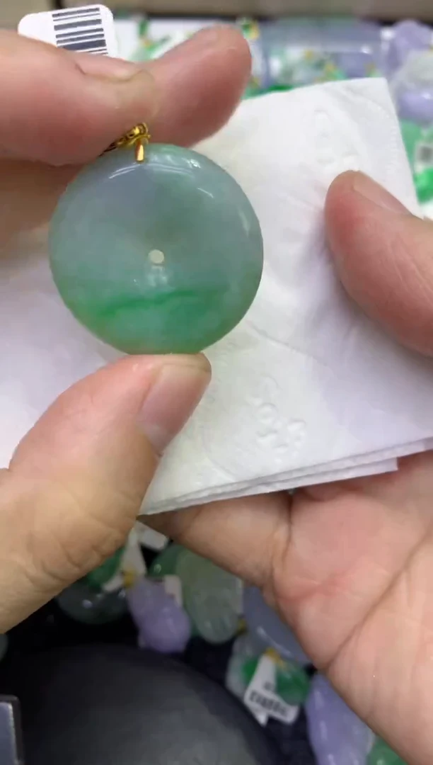 颈饰未镶嵌翡翠天然缅甸A货翡翠