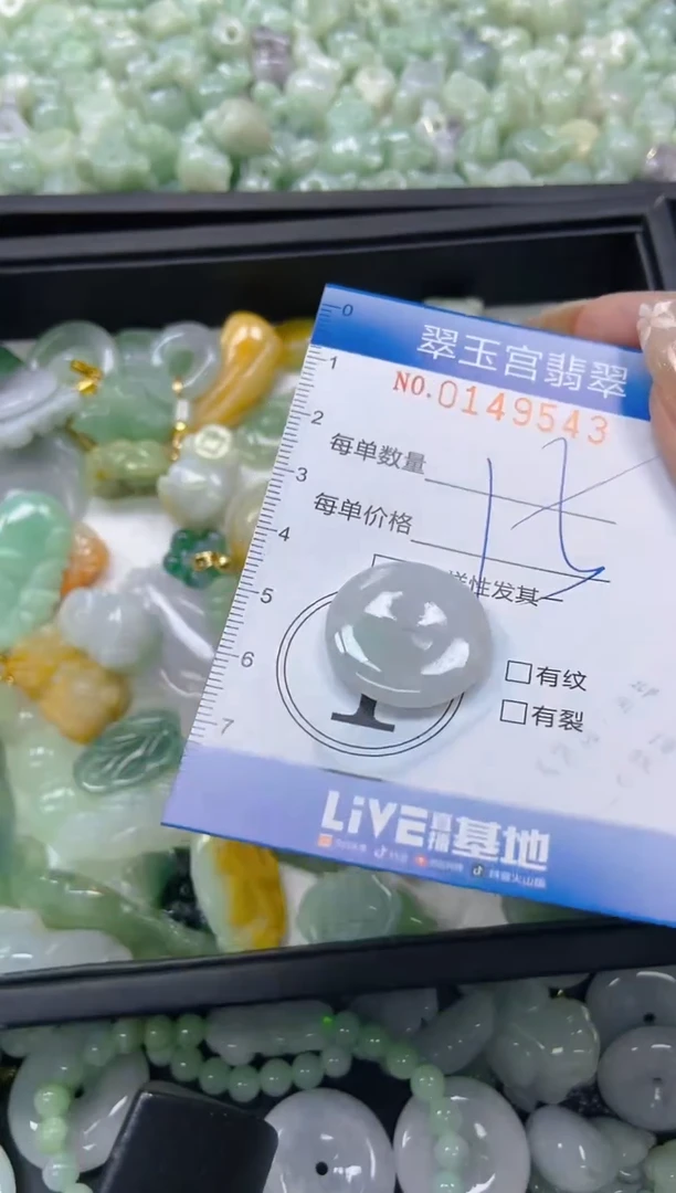 翡翠未镶嵌颈饰闪购0149543