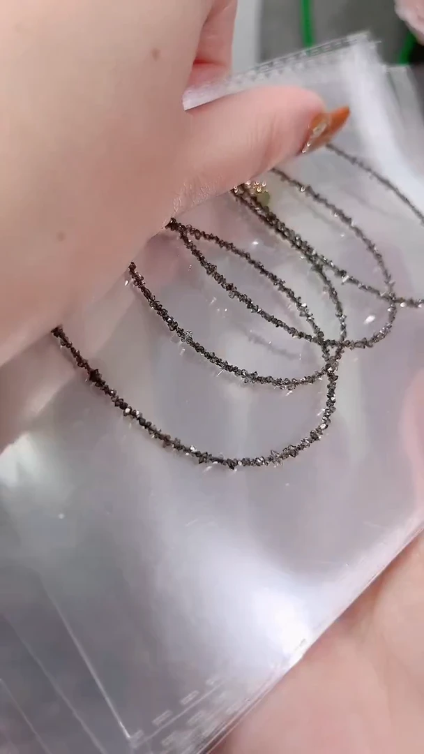 银S925镶嵌手链钻石黑99