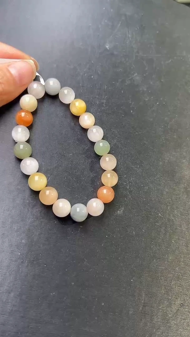 未镶嵌手串水晶彩兔毛手串10mm+ JP57526