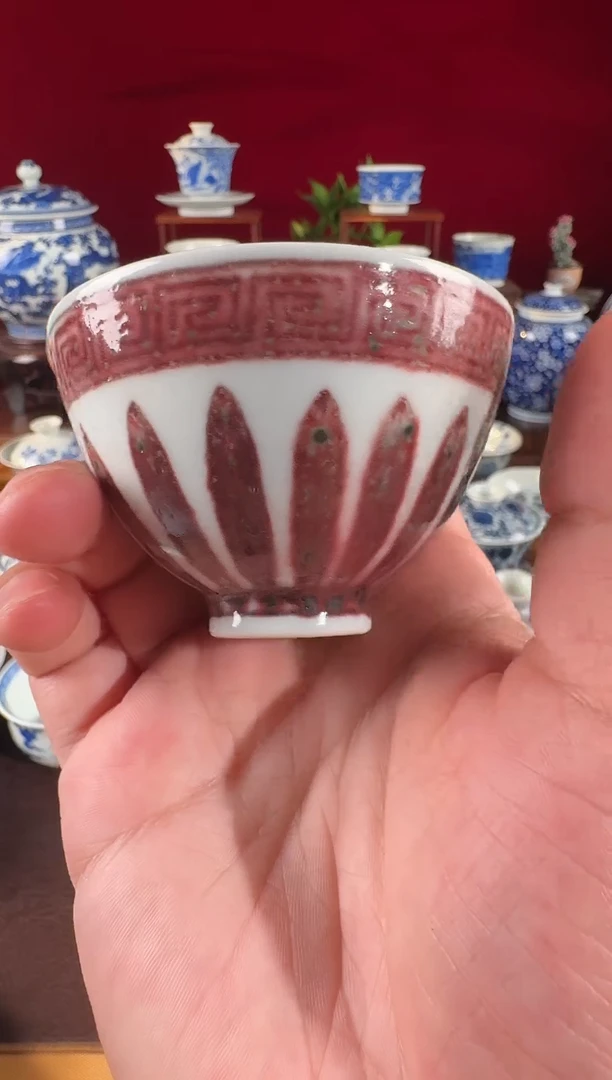 不二说瓷纯手绘杯084