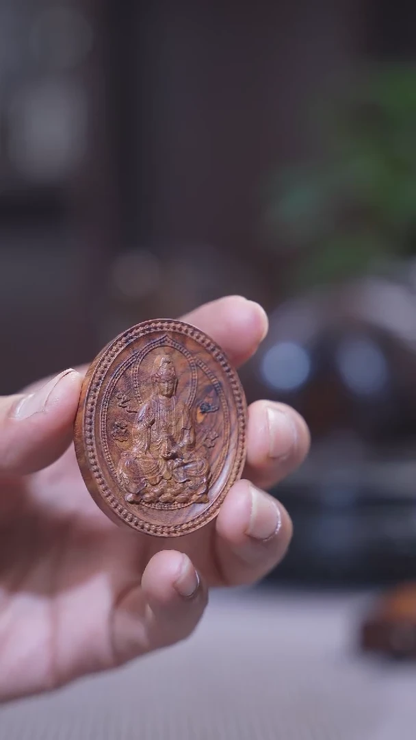 【闪购商品】黄花梨/降香黄檀吊坠海南黄花梨吊坠观姐姐