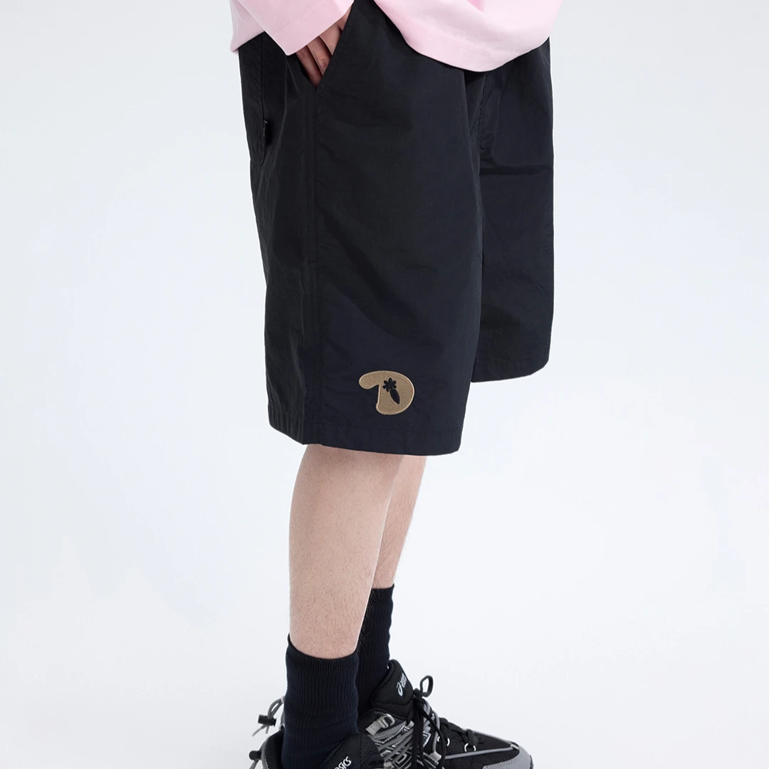 Dangerouspeople薛之谦dsp绣花字母时尚百搭休闲梭织短裤父亲节