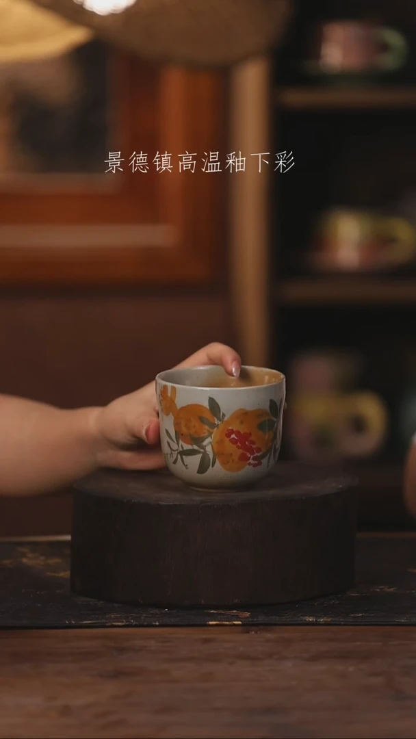 陶瓷景德镇高温釉下手绘陶瓷483