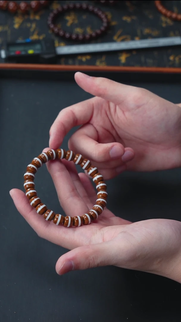 手串紫金鼠实心鹿角一线天9