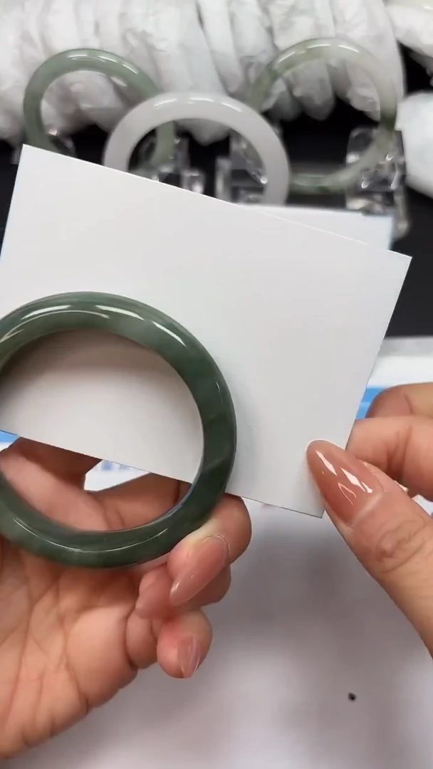 未镶嵌手镯石英质玉430-53/54/55