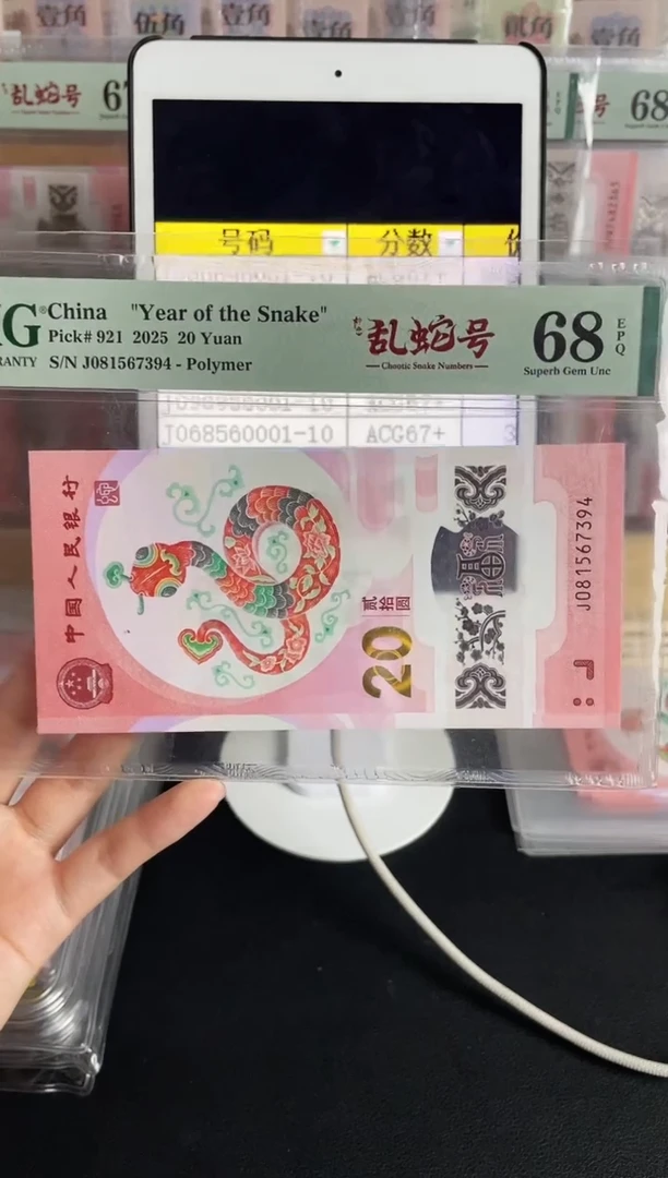 塑料蛇钞如意乱蛇号68分