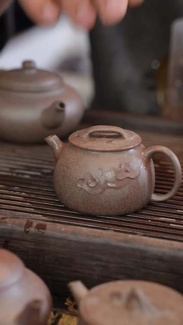 茶壶紫砂原矿手工制作150cc
