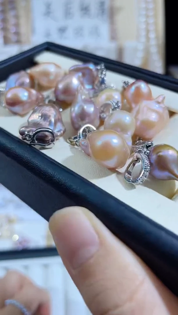 吊坠(不含链)未镶嵌淡水珍珠吊坠多样性发其一