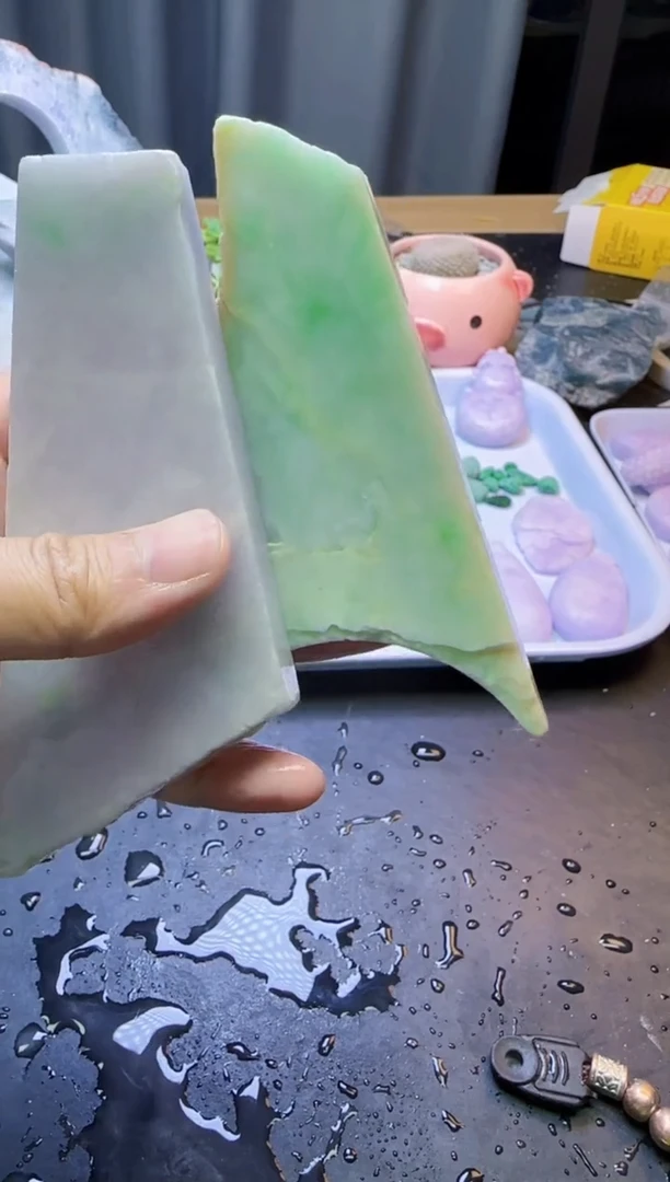 翡翠未镶嵌颈饰哈**…015天然缅甸A货翡翠