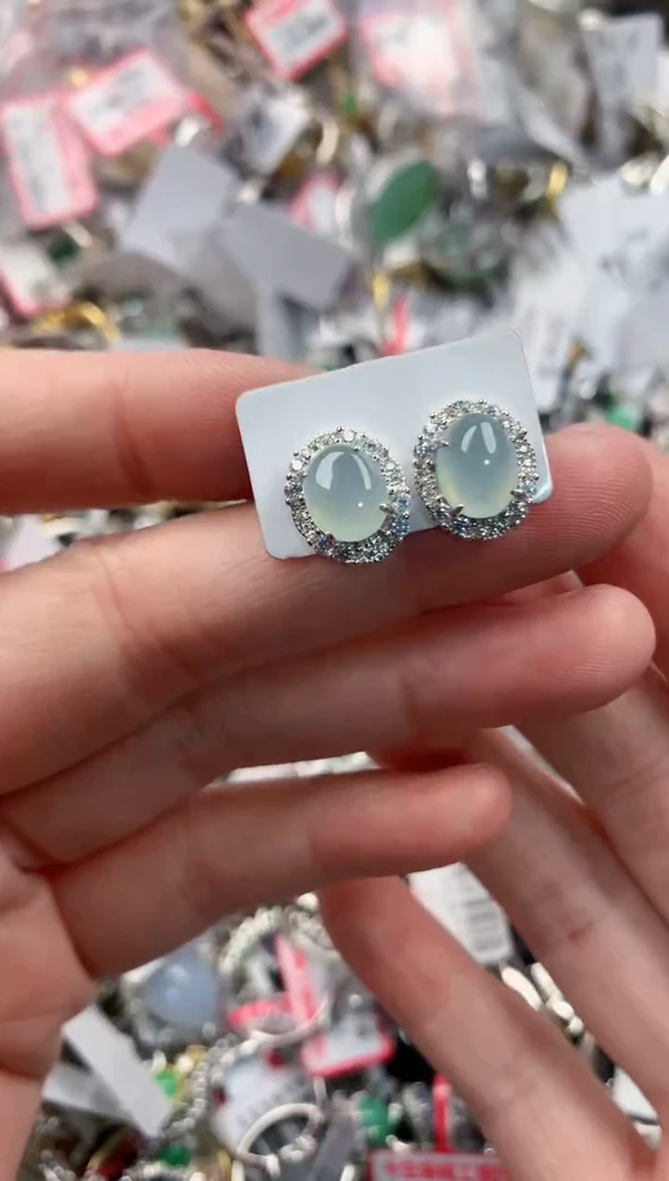 银S925镶嵌戒指翡翠333                 6