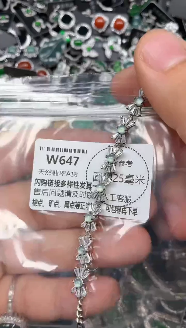 颈饰未镶嵌翡翠W647手链
