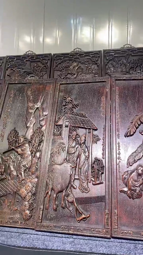 木紫檀雕刻一物一拍