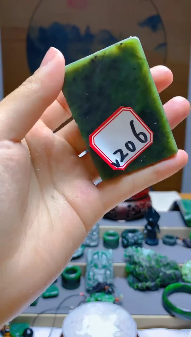 【闪购商品】和田玉（碧玉）珠宝半成品未镶嵌1