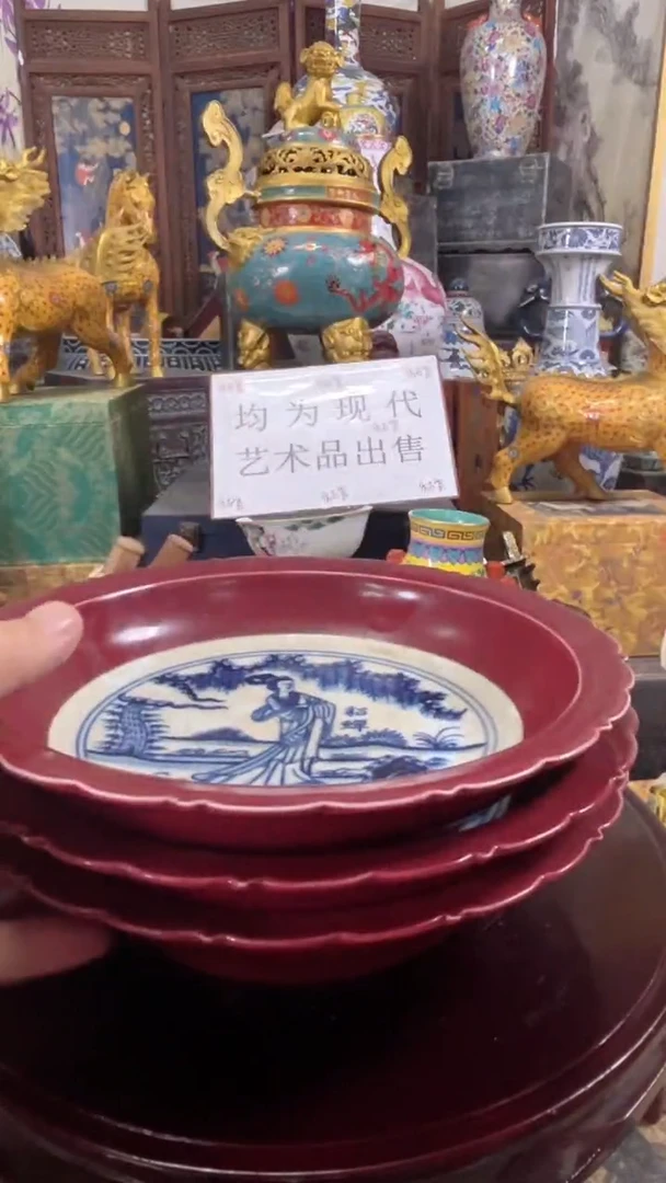 摆件现代艺陶瓷O
