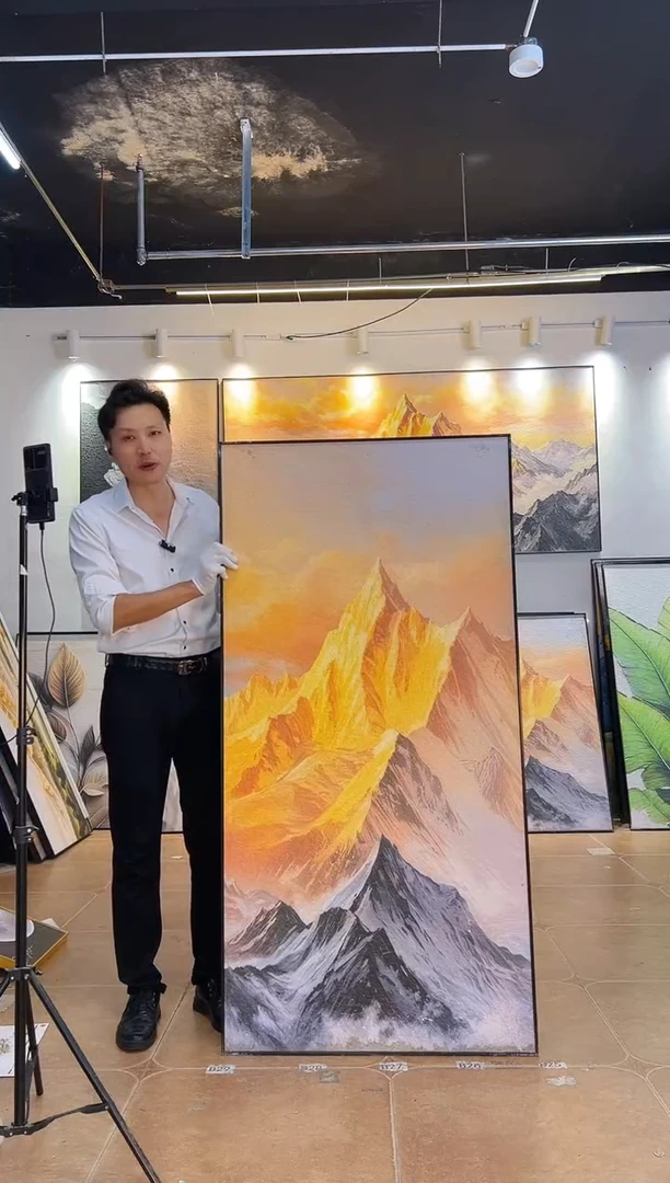 80*160 日照金山 黑框