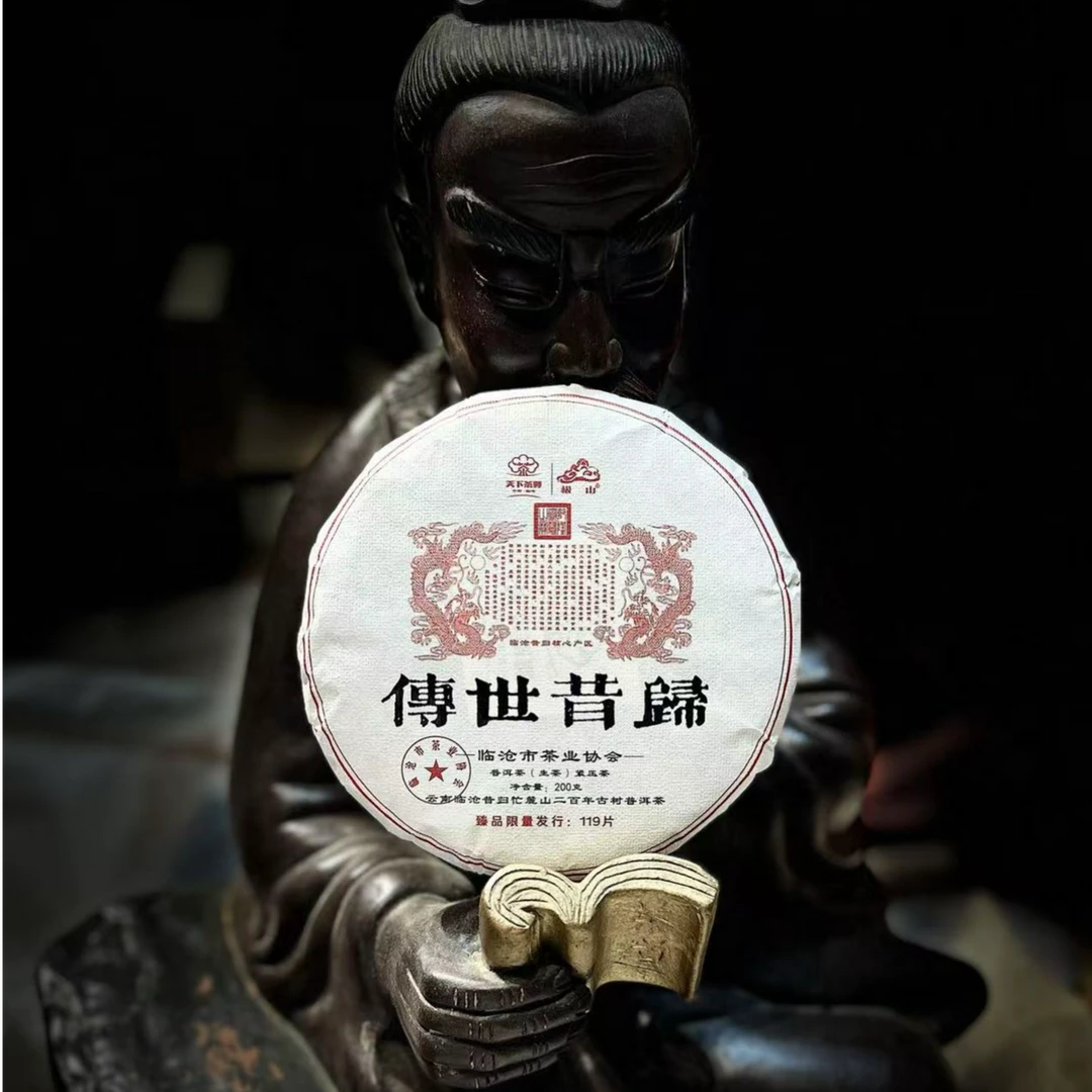 H【22029】2023年【传世昔归】古树200g【生茶】茶饼