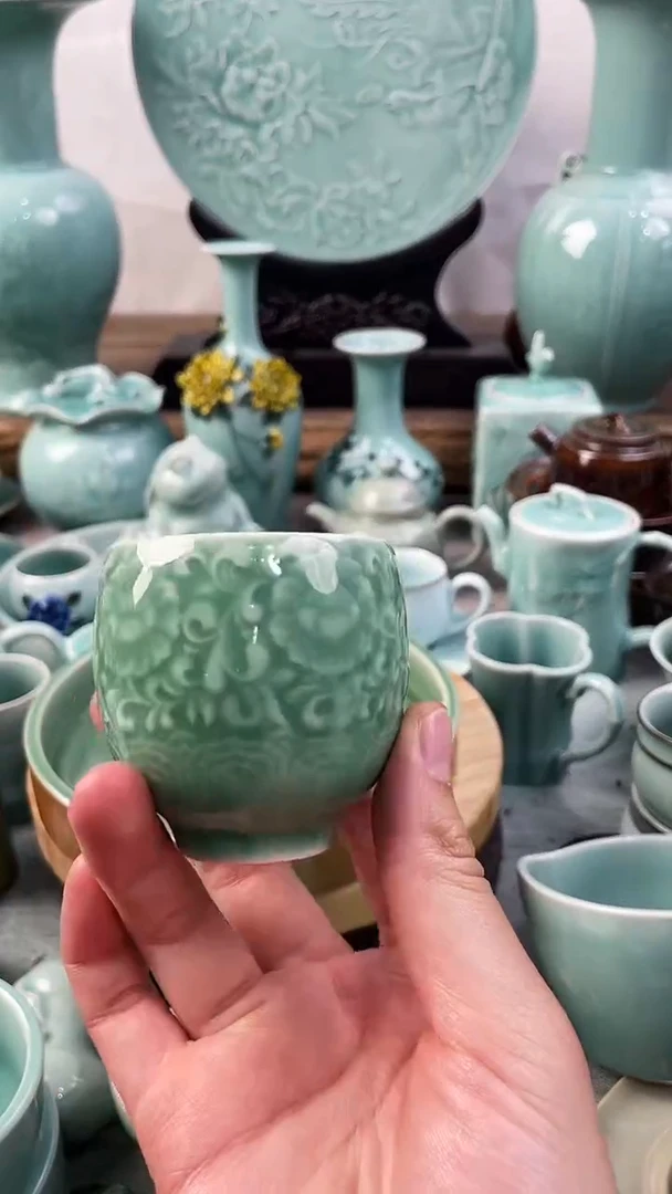 【闪购商品】福利款 慧仙青瓷 瓷器 主人杯