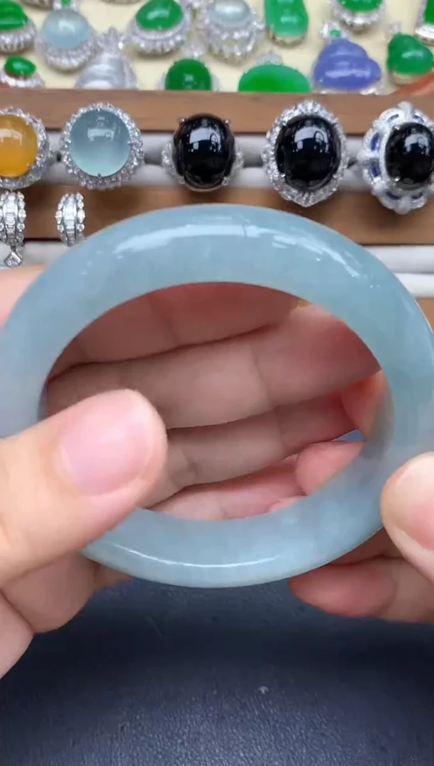 未镶嵌手镯翡翠485-中国好珍宝