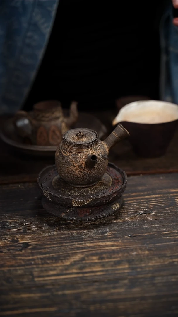 全手工制作  南蛮侧把壶110cc