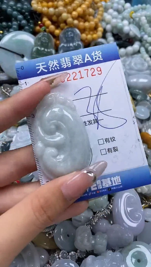 翡翠未镶嵌颈饰闪购0221729
