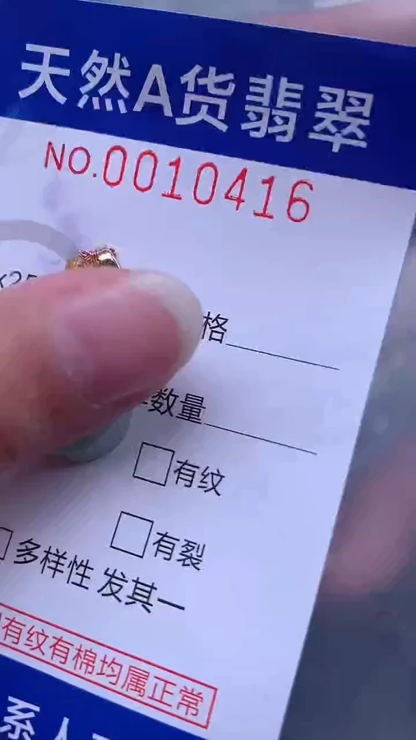 翡翠未镶嵌吊坠(不含链)1