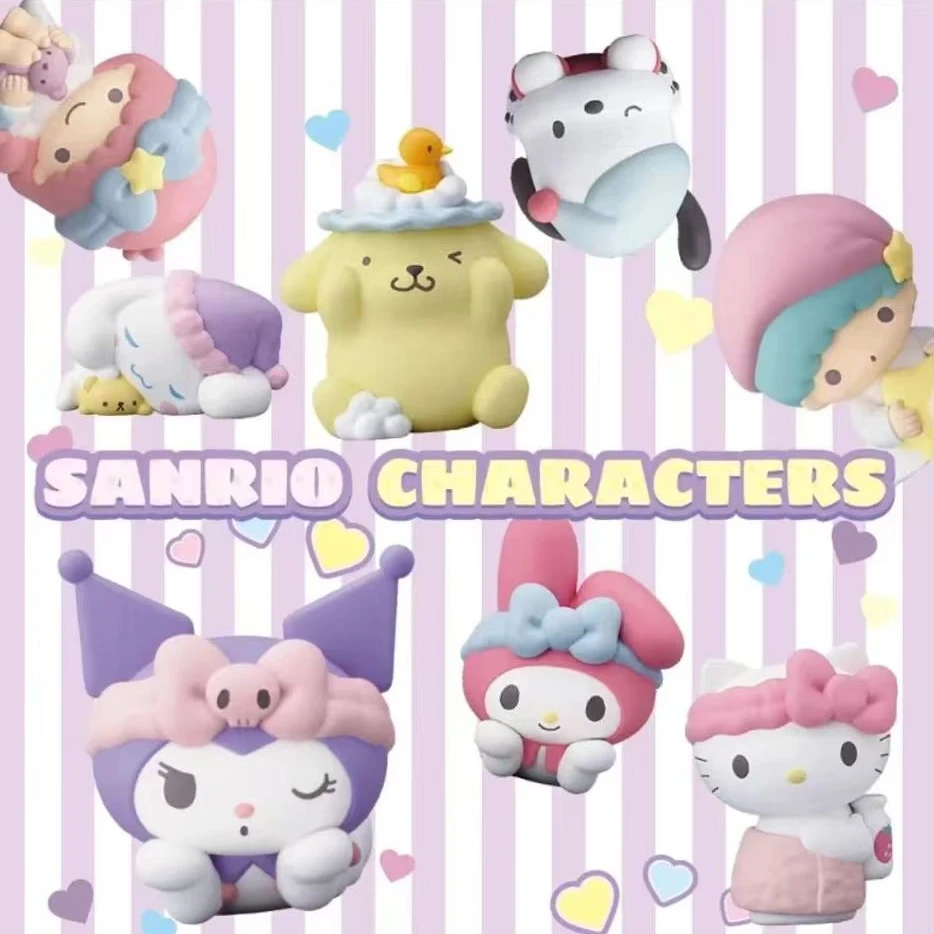 【拆盒/玩法】（可食用） 三丽鸥朋友系列塑料公仔口香糖盲盒（辣）