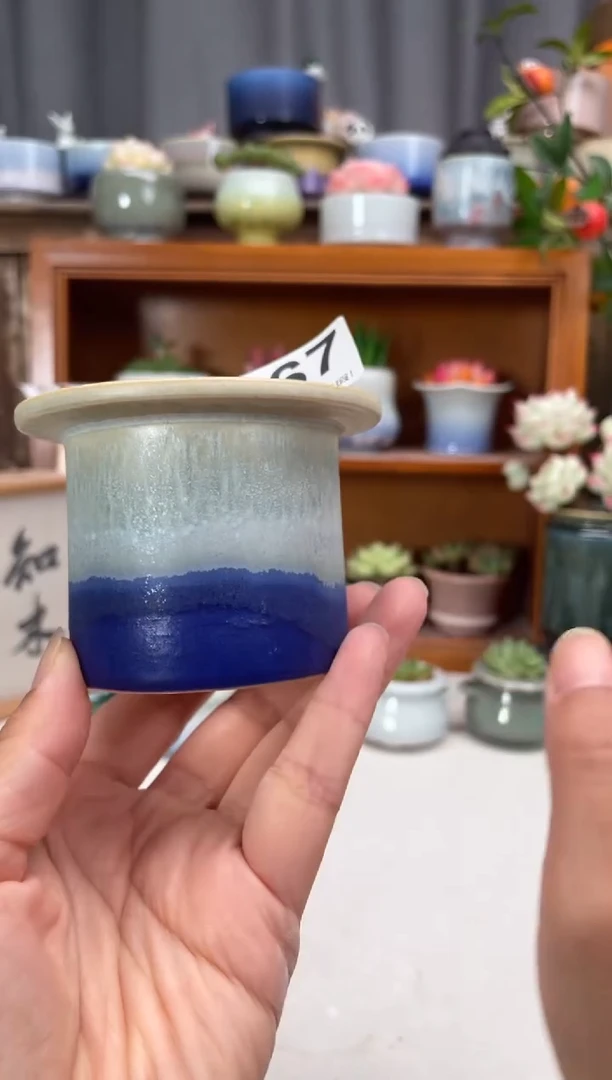 瓷片367知木小芳花盆