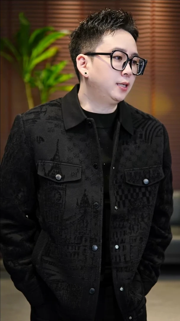 二*爷54码（160-175斤）羽绒铁搭夹克黑色