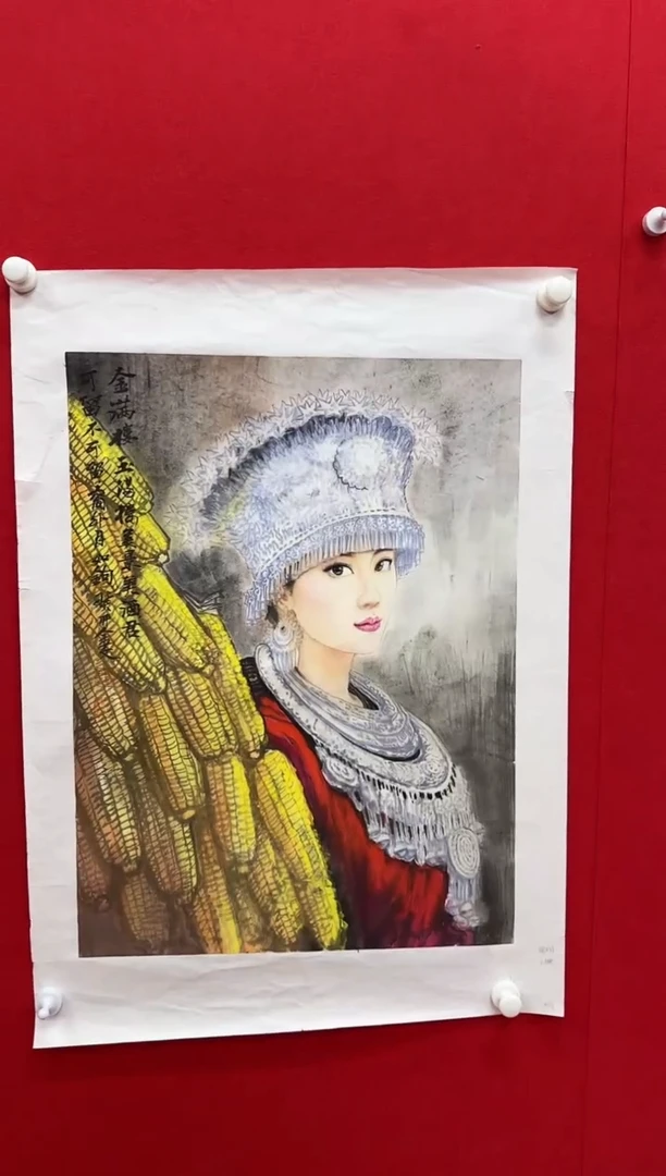 国画Z-赵金文-3平尺国画人物