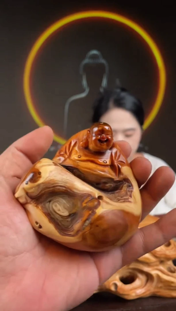 柏木（崖柏）手工摆件,先抢先得! 编号:318