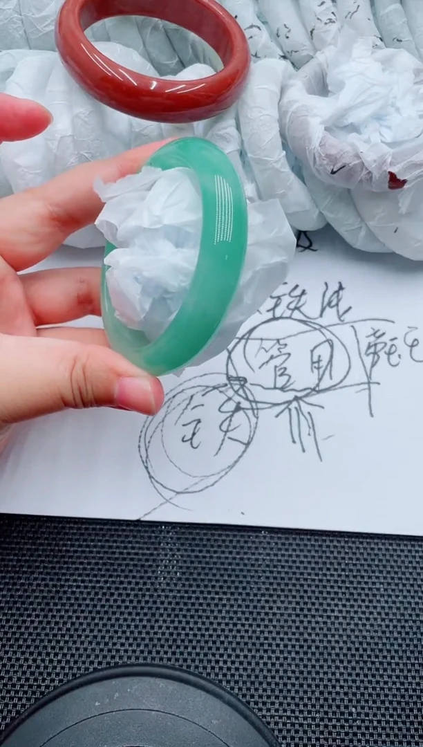 未镶嵌手镯石英质玉177-54-55