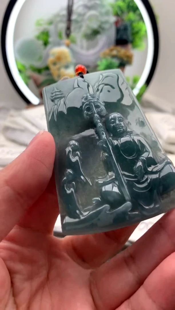 【闪购商品】翡翠颈饰未镶嵌地藏