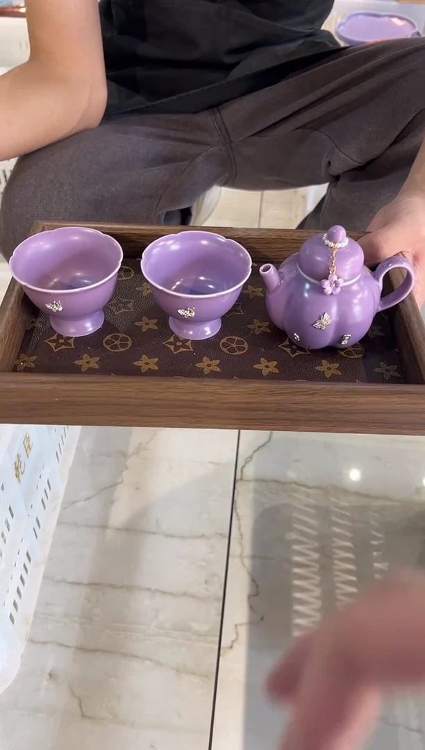 瓷片梵古堂正品茶具 假一罚十【托盘 滴溜】