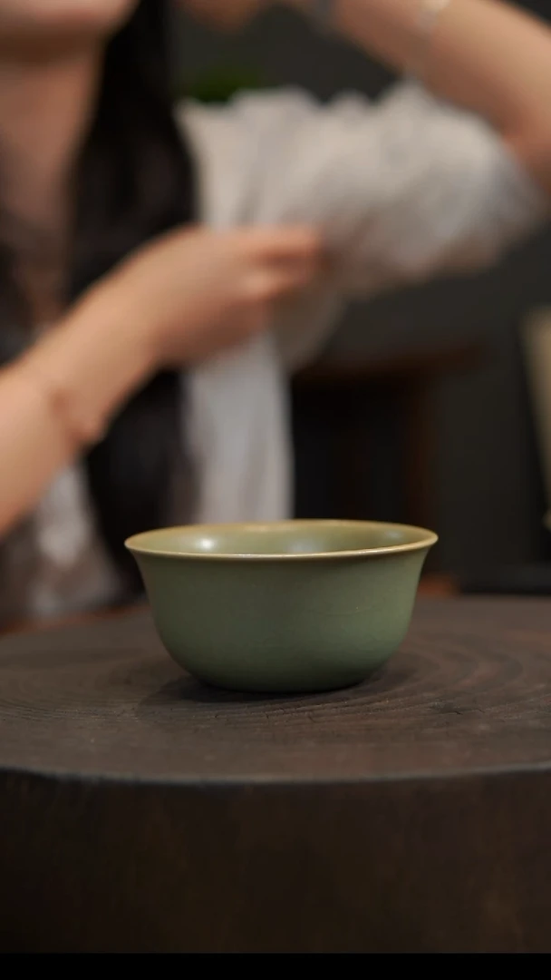 杯子太*郎鸡缸杯 汝州原产地  原矿老釉