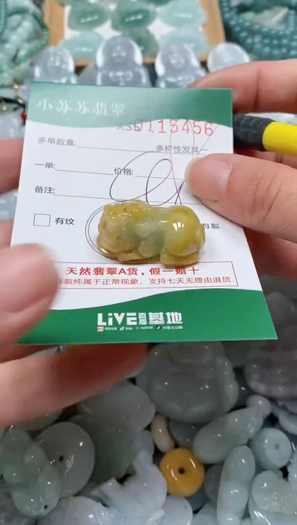 【闪购商品】翡翠颈饰未镶嵌闪购商品0115456