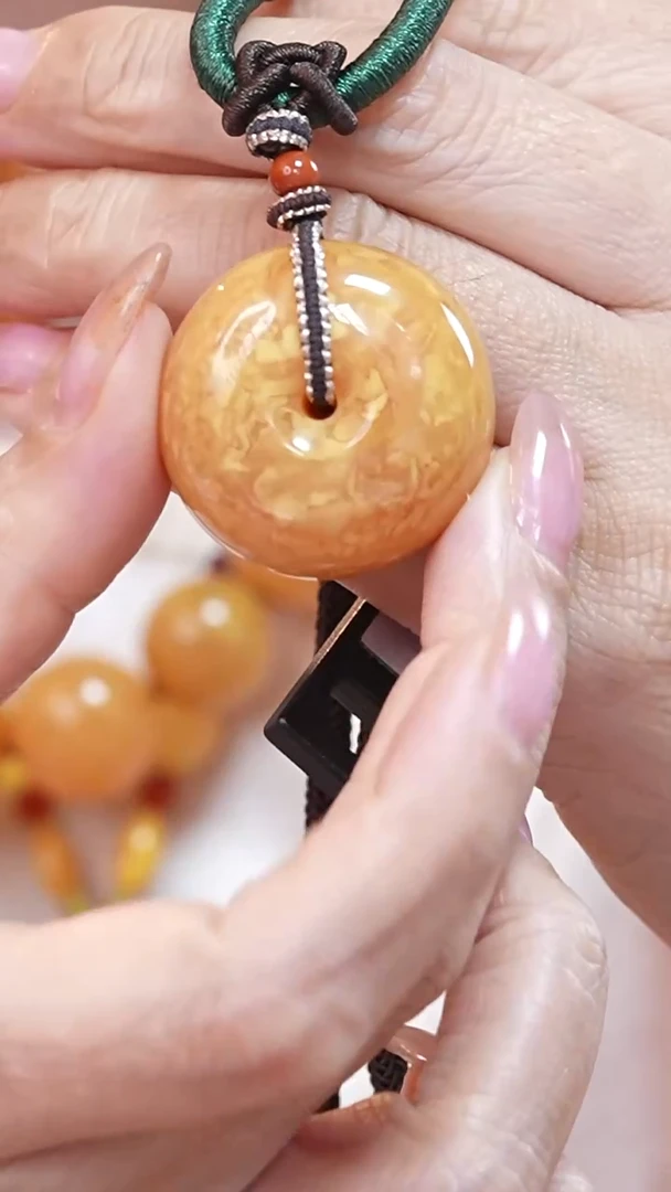 蜜蜡颈饰未镶嵌2-6874天然蜜蜡珠宝奇石云端妖孽全部保真