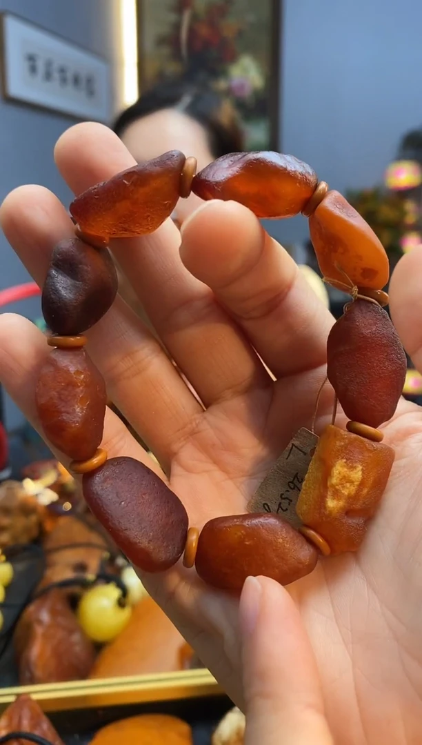 手链琥珀未镶嵌手串