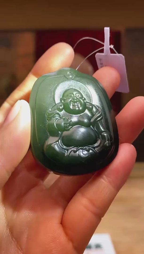 和田玉未镶嵌颈饰D689