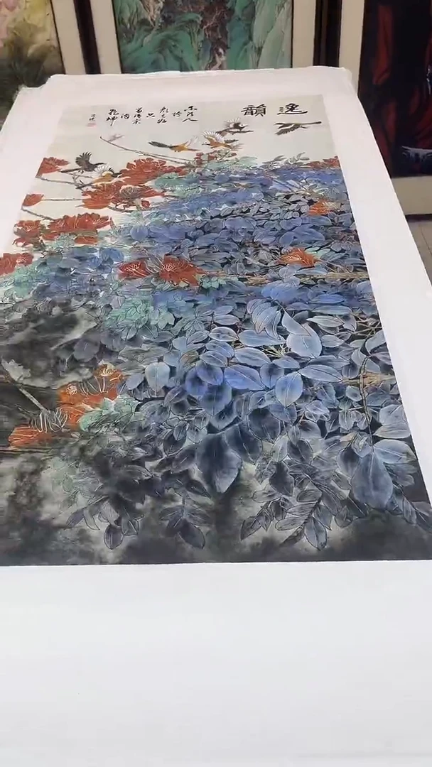 国画九霄甄选国画作品zhb068