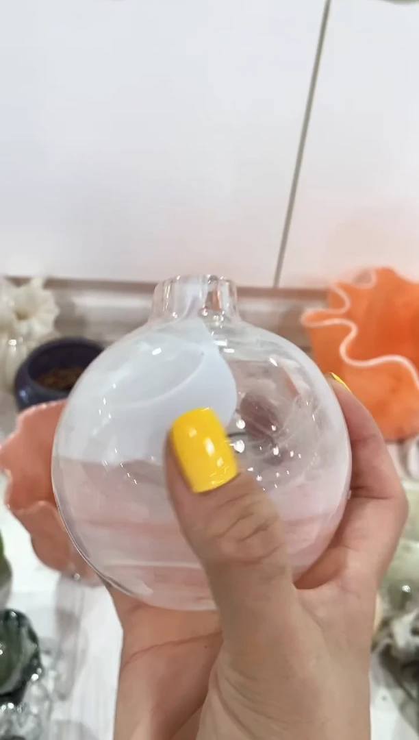 慕忆家手作琉璃花瓶瑕