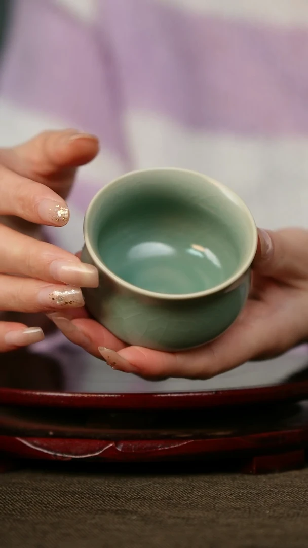 全品 仿古釉 福袋杯