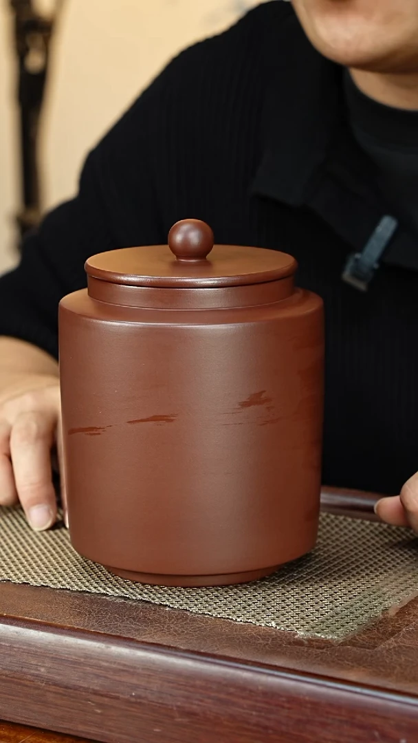 宜兴原矿紫砂茶叶罐