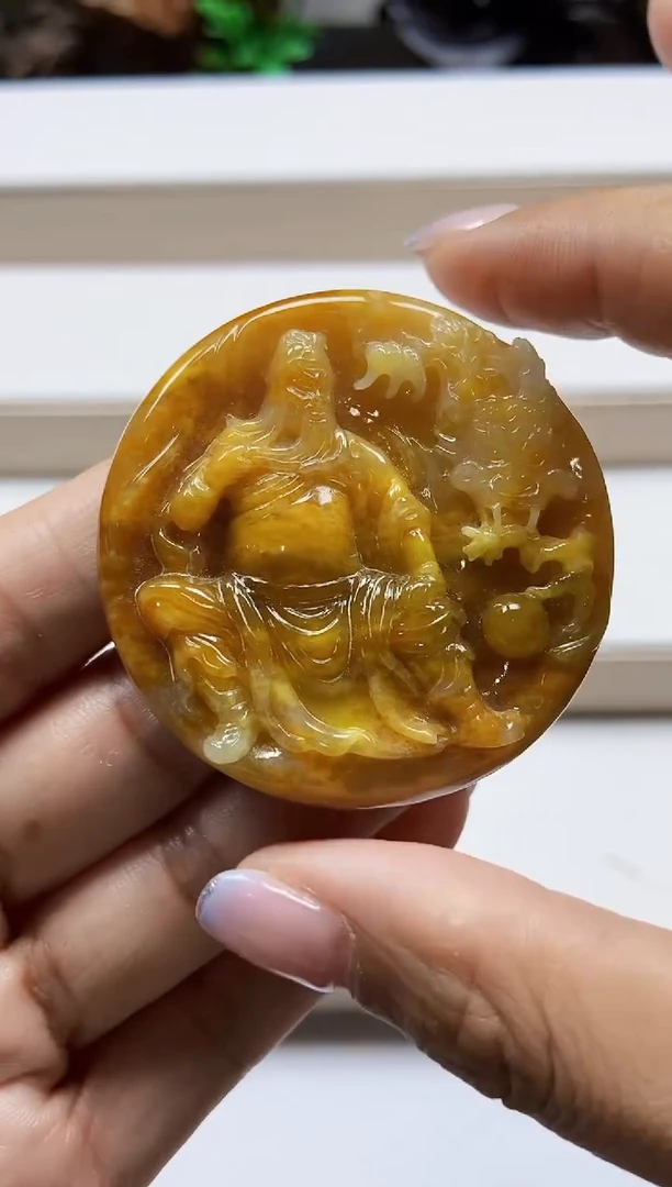 颈饰未镶嵌翡翠翡翠A货