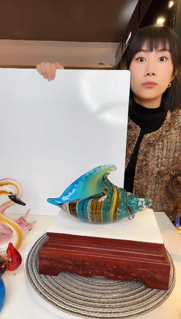 【闪购商品】茶盏琉璃摆件家居摆件