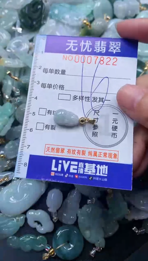 颈饰未镶嵌翡翠7822