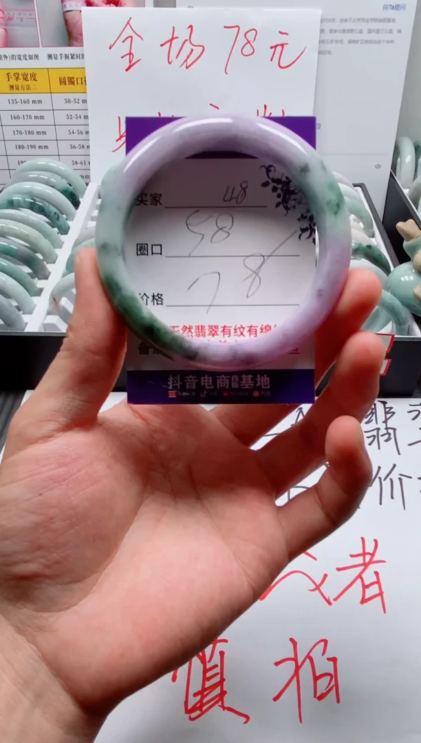 未镶嵌手镯翡翠48