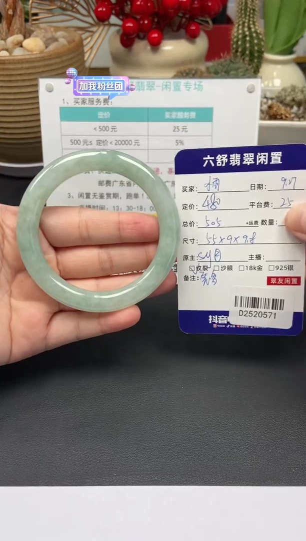 未镶嵌手镯翡翠小***停D2520571